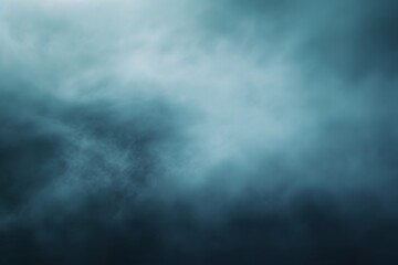 Minimalist Dark Blue Foggy Background