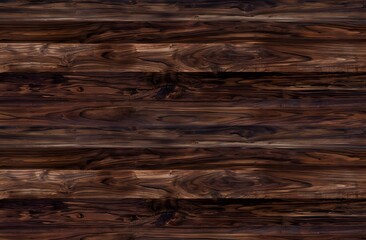 Fototapeta premium Dark Walnut Wood Texture Seamless Pattern