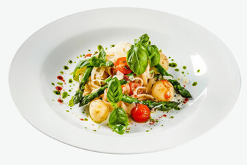 Elegant Asparagus Pesto Pasta with Petite Potatoes