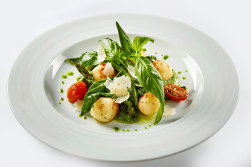 Delicious Asparagus Pesto with Tiny Potatoes and Pasta