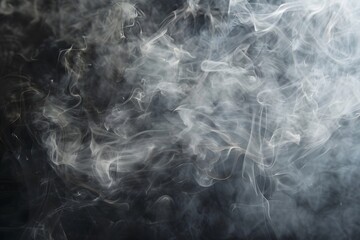 Abstract Smoke Effect on Dark Grey Background