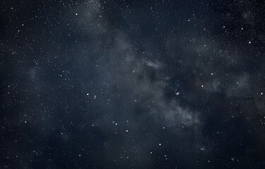 Dark Grey Grunge Texture with Stars and Milky Way