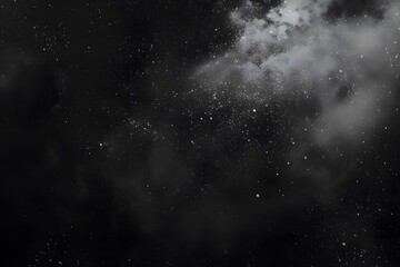 Minimalist Grunge Night Sky With Dust and Scratches