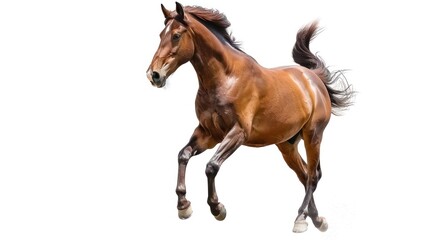 Obraz premium Canadian Horse clearly photo on white background , 