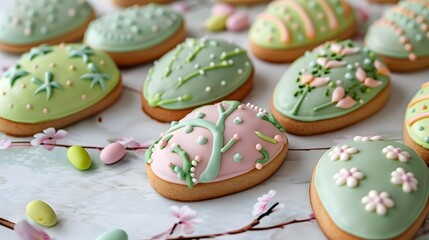 Easter Cookies for Easter Egg hunt and spring celebrations