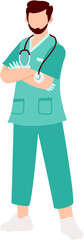 Fototapeta premium nurse with stethoscope