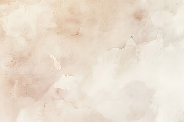 Obraz premium Light Beige Watercolor Background Texture
