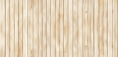 Fototapeta premium Light Brown Wooden Wall Seamless Texture