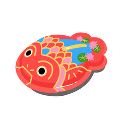 ブリキの金魚のイラスト