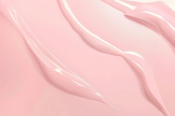 Fototapeta premium Pink Cream Swirls - Smooth Skin Texture Background