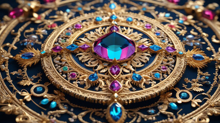 Enchanted Regalia: Venturing into the world of royal regalia, where enchanted gems and precious metals are fashioned into symbols of sovereignty and magic, Generative AI