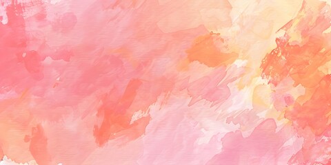 Abstract Watercolor Background in Pink and Peach