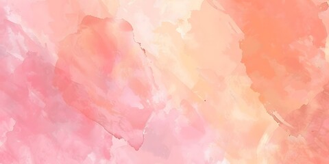 Abstract Watercolor Background - Pink & Peach Tones