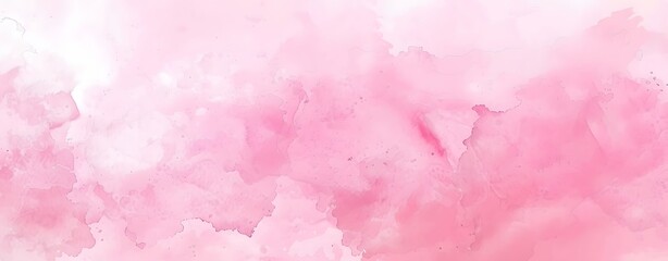 Soft Pink Watercolor Background for Valentine's Day