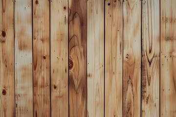 Obraz premium Light Brown Wood Texture Background - Top View