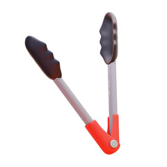 TONGS 3D ICON ILLUSTRATION