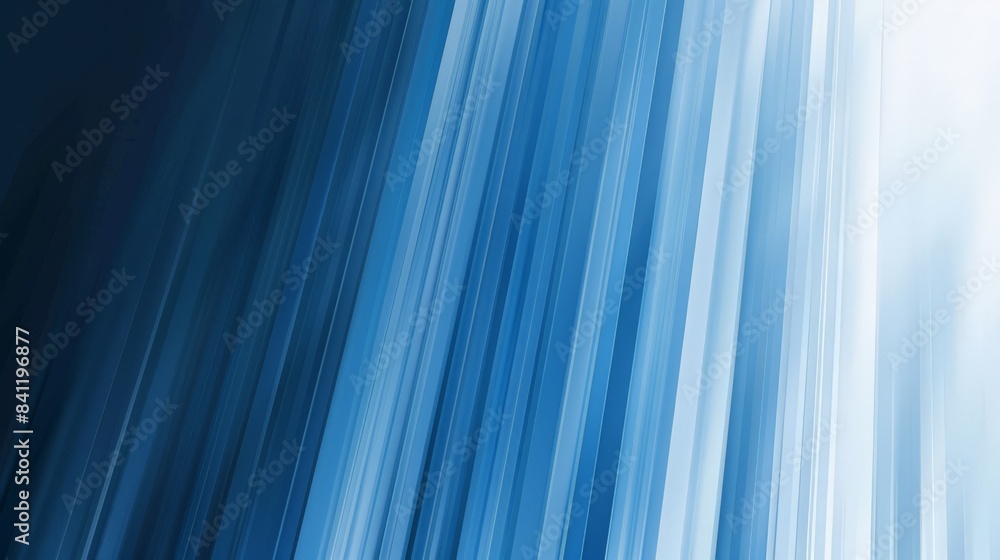 Poster create a gradient blue background transitioning from dark to light shades, providing a versatile and