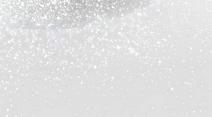 Abstract Pointillist White Speckled Texture on Gray Background