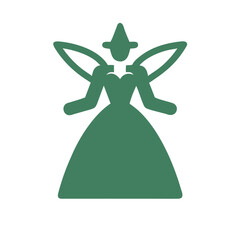 Beautiful fantasy fairy vector illustration.