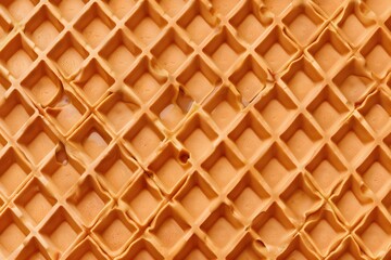 Seamless Waffle Texture Background Pattern