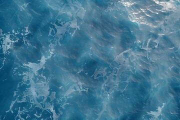Obraz premium Blue Water Texture, 3D Rendered, 8K, Cinematic Lighting