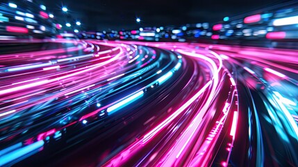 high-speed data network in motion.