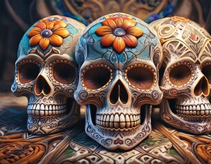 Skull and Mask 