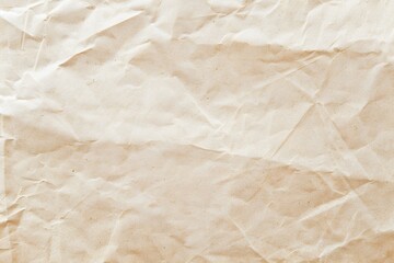 Obraz premium Vintage Beige Wrinkled Paper Texture Background