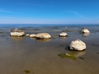 beach and rocks