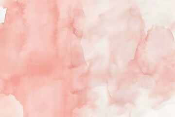 Fototapeta premium Soft Peach Watercolor Background - Minimalist Design