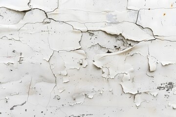 Obraz premium White Concrete Wall Texture Peeling Paint