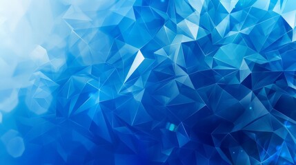 Design a blue background with abstract polygonal shapes, adding a modern and edgy feel to your graphic designs.