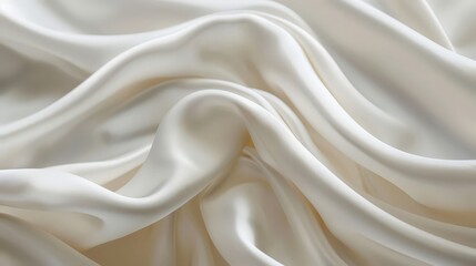 Obraz premium Design a texture inspired by the smooth, flowing surface of silk, with a subtle sheen and gentle folds that suggest softness and fluidity.