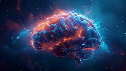 Fototapeta premium Brain-Computer Interfaces, Imagine the possibilities and implications of directly connecting the human mind to computers