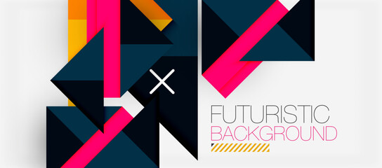 Triangle Vector Background Illustration For Wallpaper, Banner, Background, Card, Book Illustration, landing page