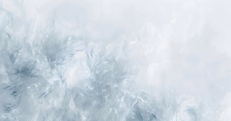 Fototapeta premium Abstract Watercolor Cloudscape with Delicate Brushstrokes