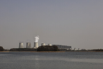 Kraftwerk Jänschwalde - Wärmekraftwerk - Braunkohle - Energie - Lausitz - Teichland - Brandenburg...