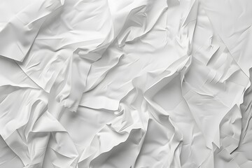 Obraz premium White Creased Paper Texture Background