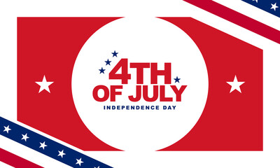 4th of July Background Design.