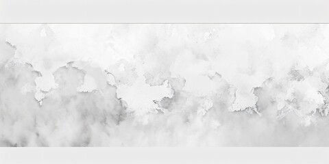 Abstract Watercolor Paper Texture with Subtle Grey Clouds