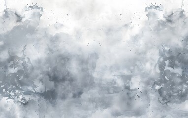 Fototapeta premium Abstract Watercolor Background - White Grey Texture