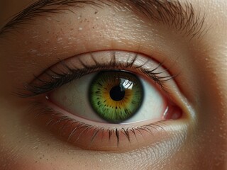 Fototapeta premium realistic close up beautiful eyes