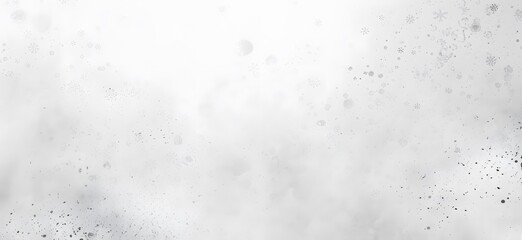 Abstract White Background with Faint Snowflakes