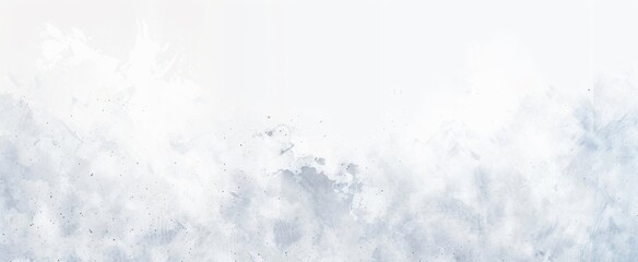 Obraz premium Minimalist White Watercolor Background with Soft Edges