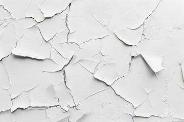 Obraz premium Minimalist White Peeling Paint Texture Background