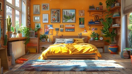 Vibrant and Stylish Apartment for Students
