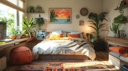 Colorful Apartment Decor for Students
