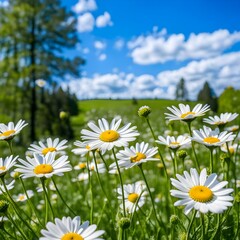 Beautiful nature on a sunny day