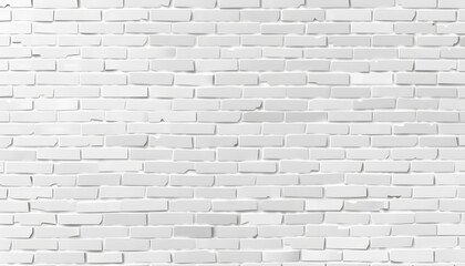 White Brick Wall Seamless Pattern Background