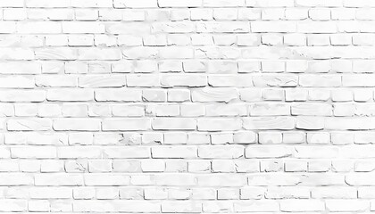 White Brick Wall Vector Illustration Background